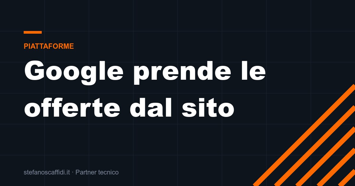 Promozioni automatiche: Google Ads legge il sito del cliente
